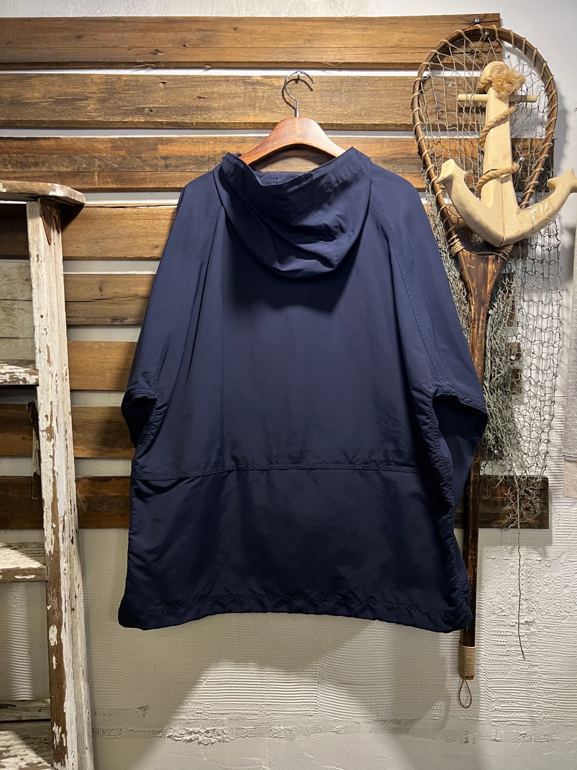 [L]L.L.Bean USA 엘엘빈 네이비 나일론 후드 아노락 자켓 상품이미지7