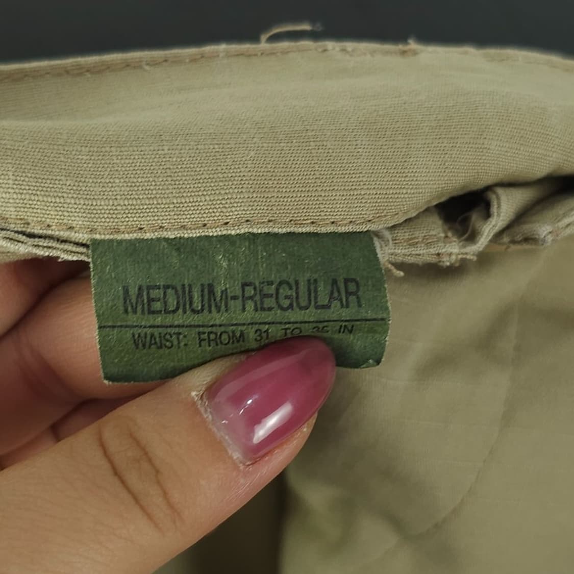 [US 미군] OG 밀리터리 핫웨더 BDU 카고 팬츠 M21385 상품이미지9