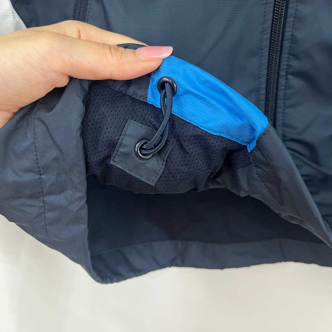 나이키 올드스쿨 스우시 로고 네이비 바람막이 자켓 상품이미지8