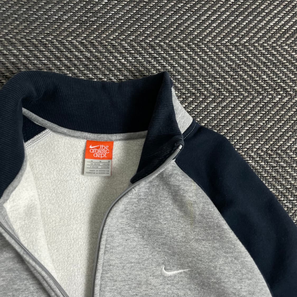 나이키 스우시로고 배색 스웻 집업 자켓o 2951 상품이미지6