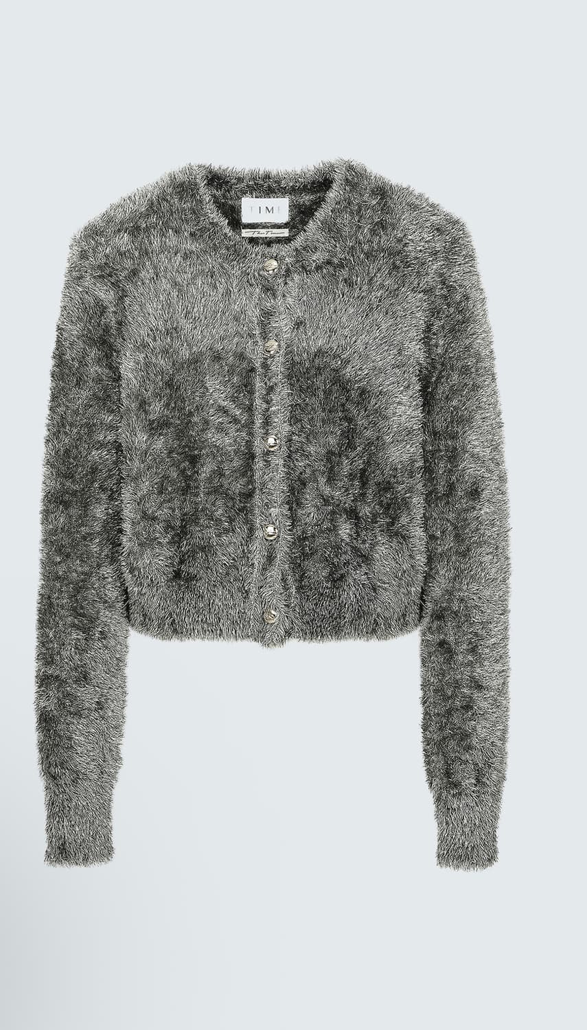 한섬TIME 타임 플러피 버튼 업 니트 가디건 상품이미지2