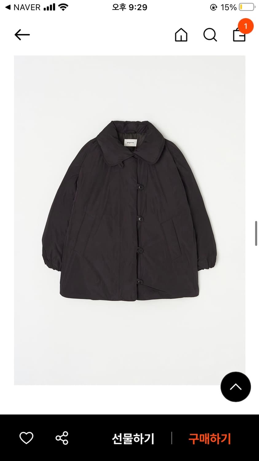 스프링 크로커스 덕다운 하프 코트패딩  상품이미지5