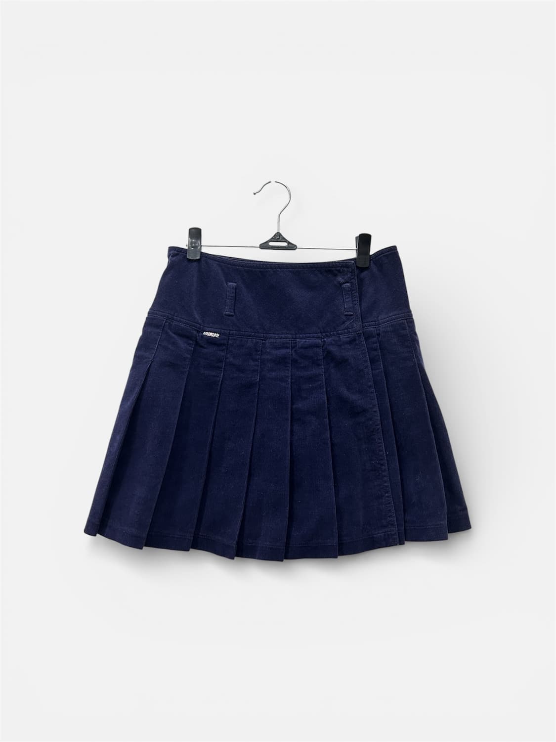 버버리 코듀로이 랩 플리츠 스커트 26인치 상품이미지1