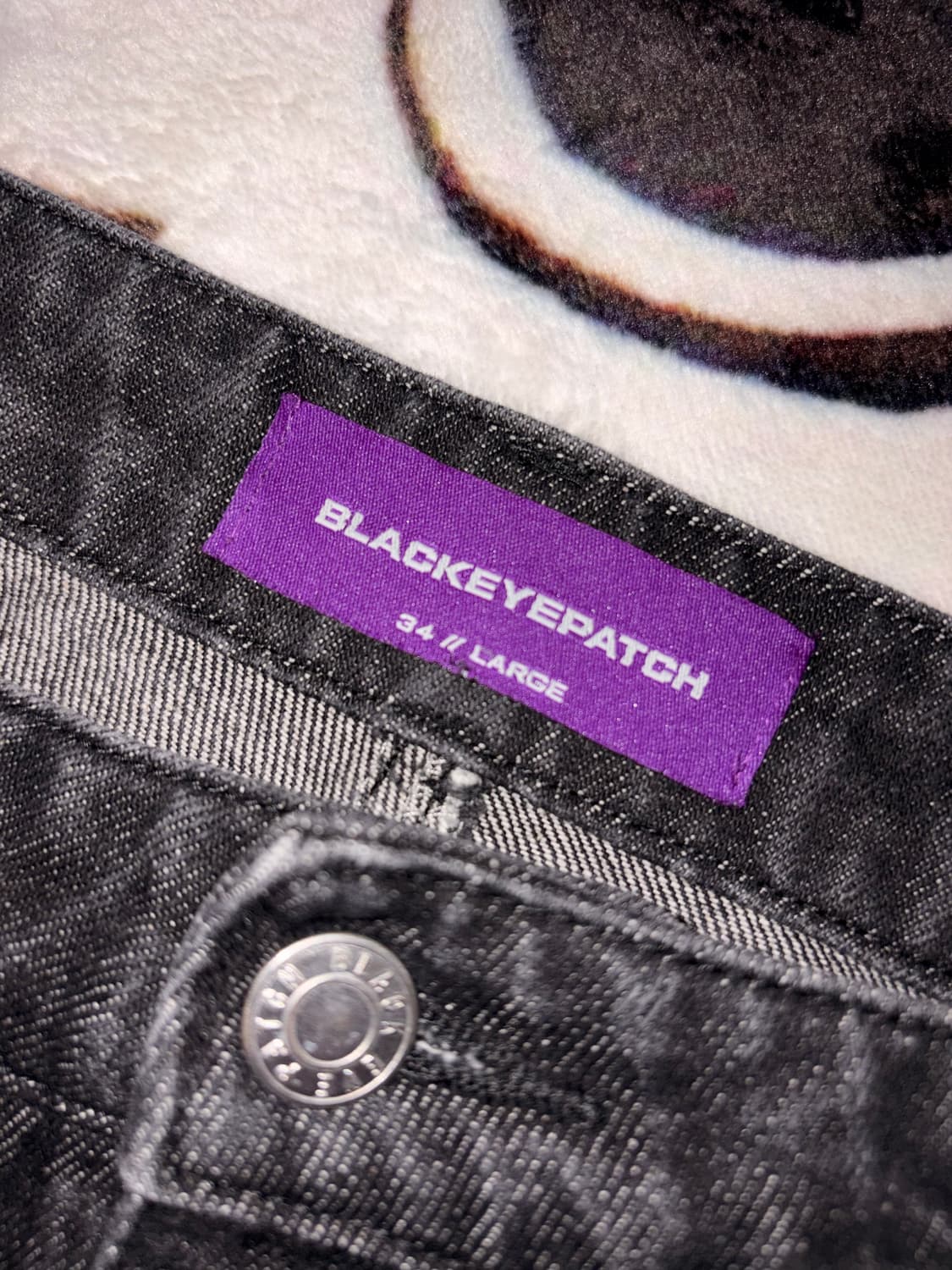 [L] 블랙아이패치 바이커 데님 상품이미지5