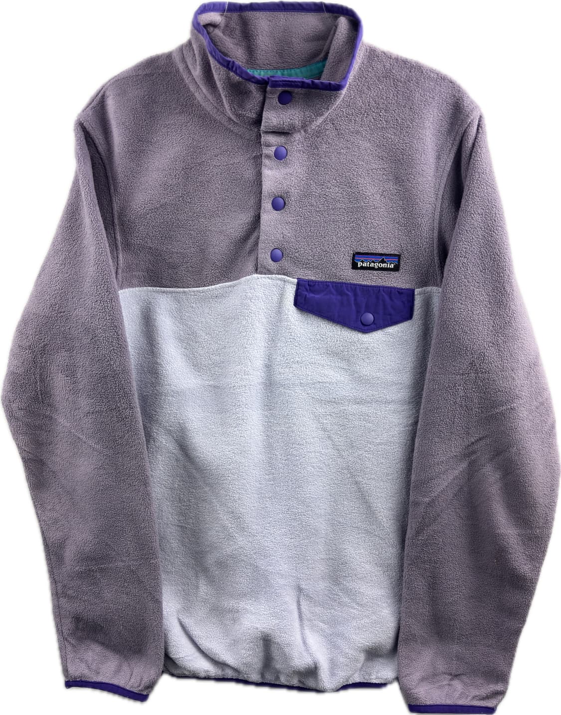 파타고니아 신칠라 퍼플 스냅티 풀오버 플리스1370 상품이미지1