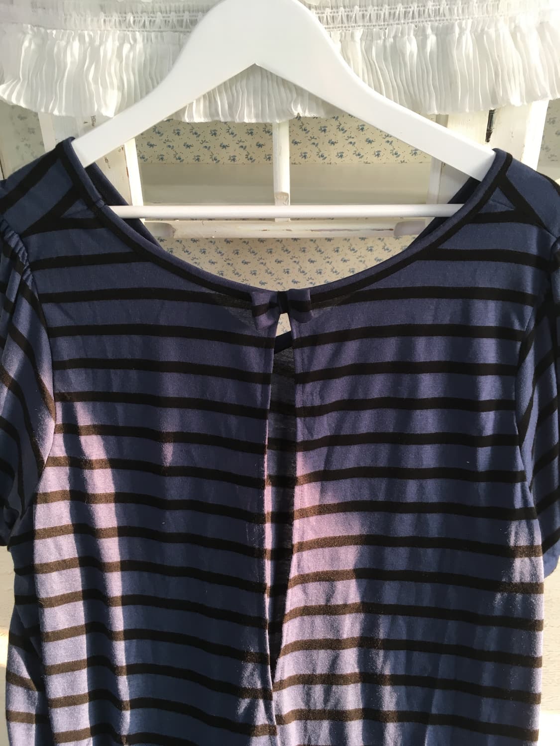 일본빈티지 스트라이프 반팔 블라우스 상품이미지7