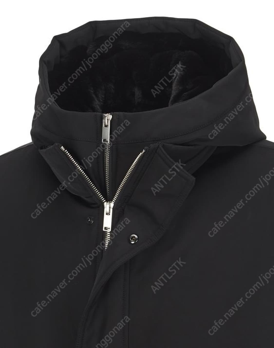 질스튜어트 뉴욕 탈착퍼 후드 구스다운 롱패딩  상품이미지2