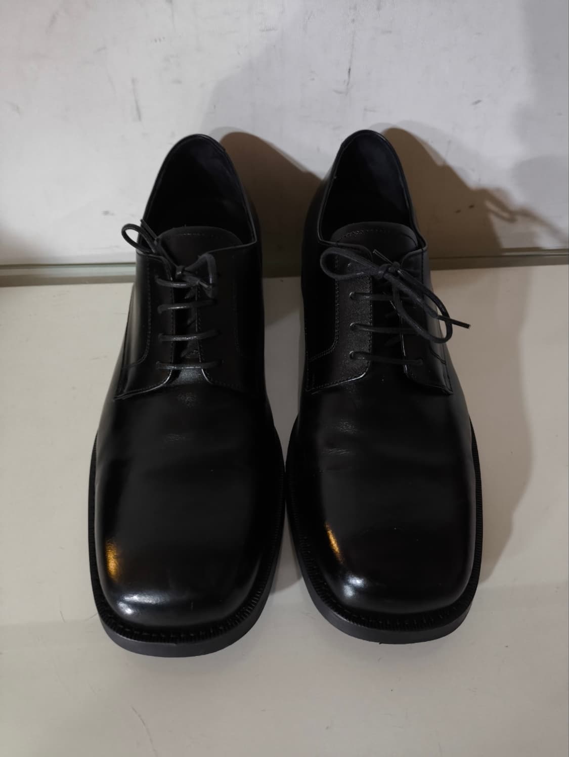 285mm 무탠다드 스퀘어토 더비 구두 키높이 상품이미지3