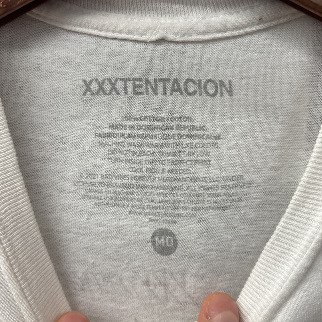 XXXTENTACION 텐타시온 페이스 프린팅 메모리얼 티셔츠 N1213 상품이미지6