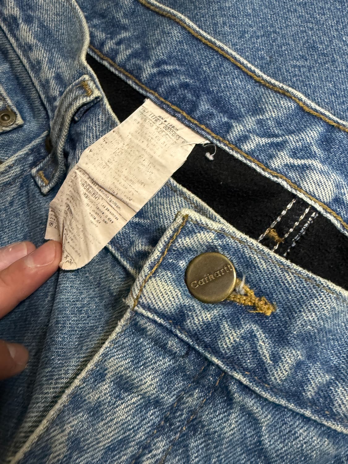 칼하트 워크데님팬츠 상품이미지4