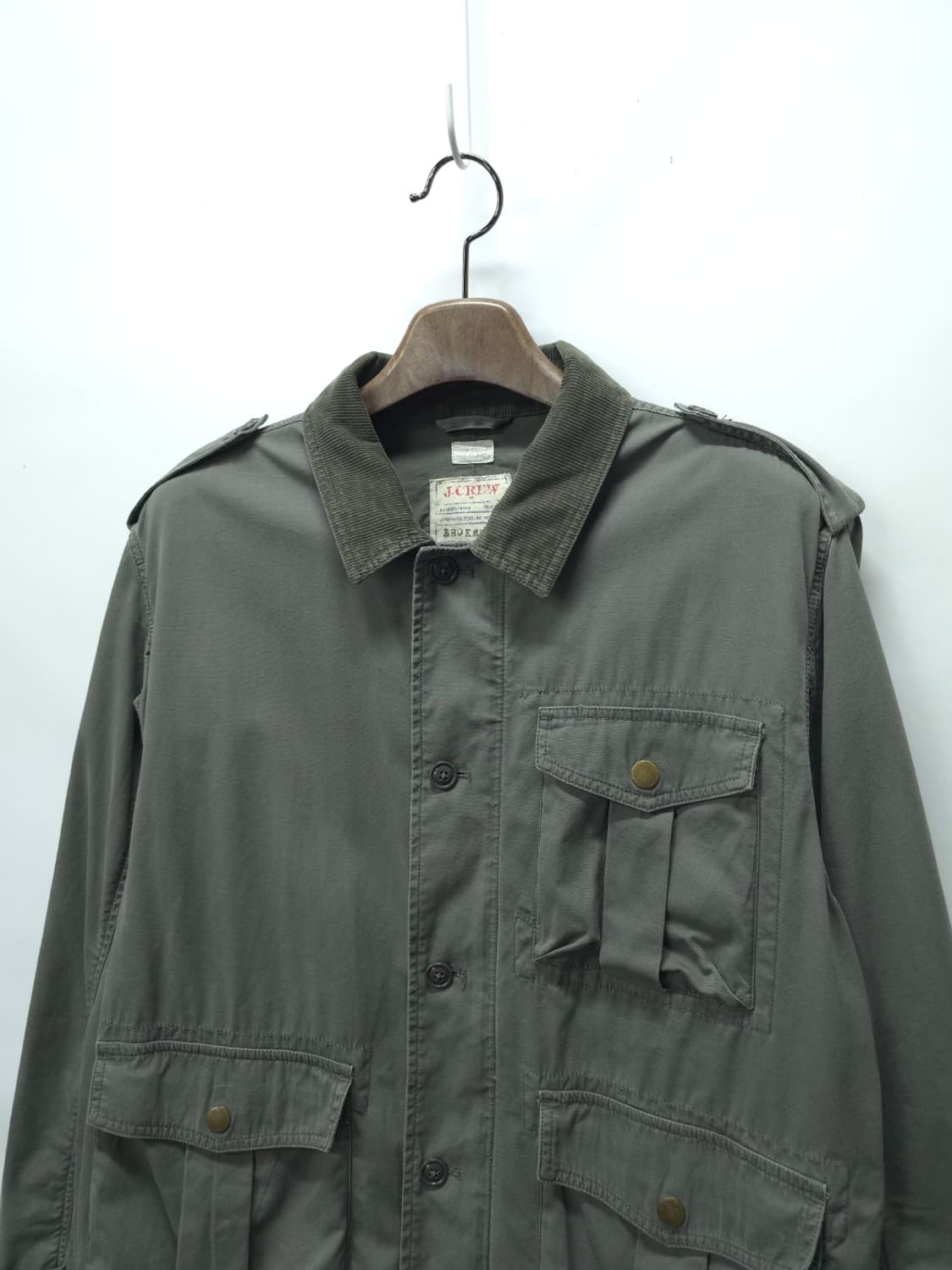 제이크루 빈티지워싱 코듀로이 칼라 필드 자켓 상품이미지2