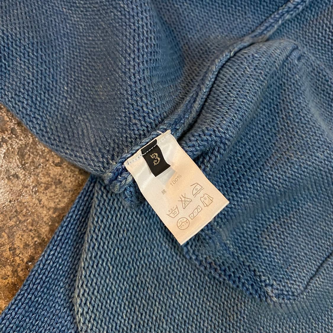 (L) 캐피탈 콘초 인디고 니트 자켓 상품이미지6