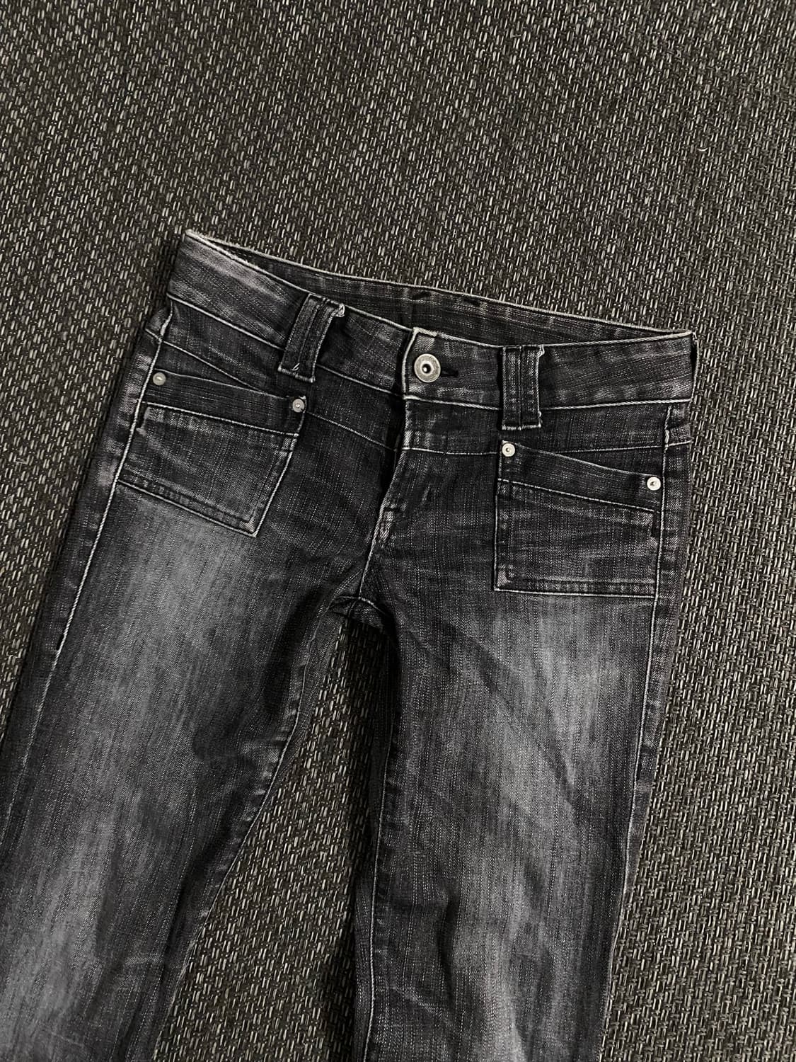 Y2K Mood Cubic Grey Pants 상품이미지3