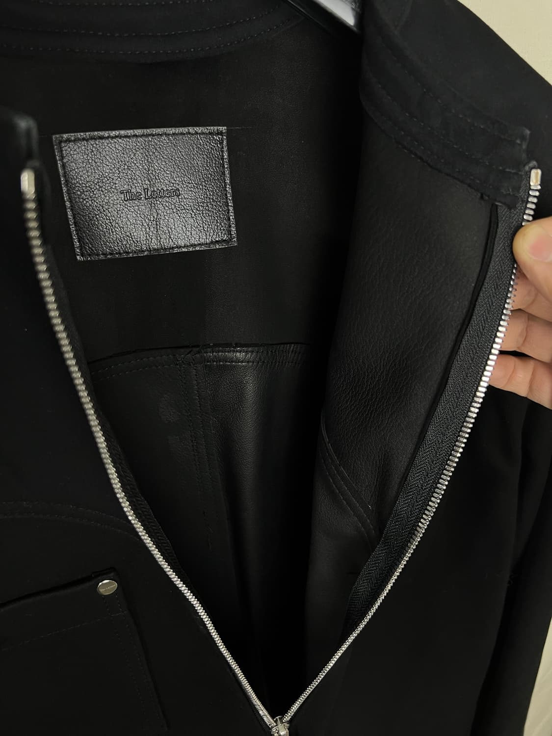 더레터스 익스클루시브 The letters 웨스턴 하프집업 사슴가죽  상품이미지4