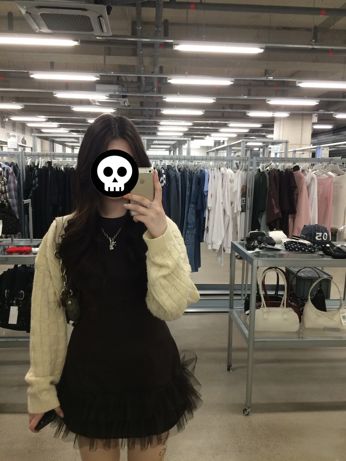 갈색 미니 프릴 원피스 상품이미지1