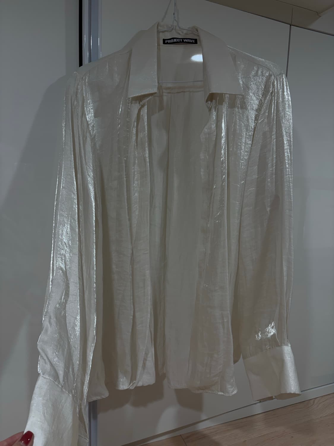 프로젝트 웨이브 project wave 실키 블라우스 상품이미지1