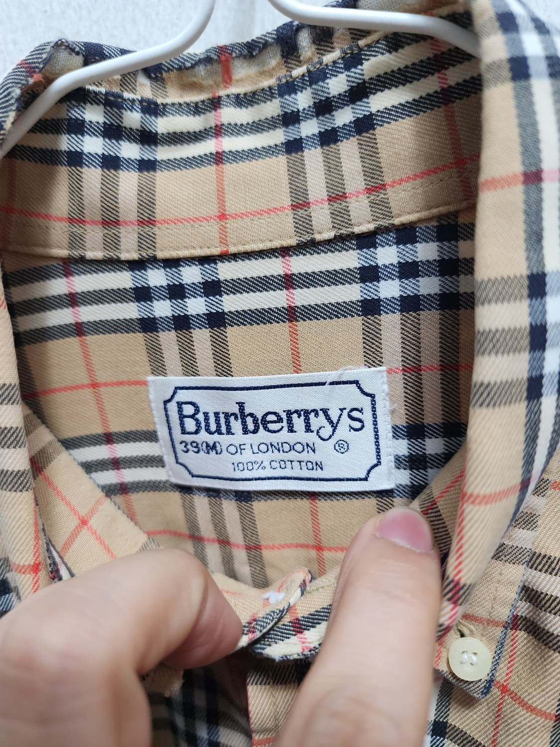 버버리 클래식 체크 긴팔 셔츠 상품이미지6