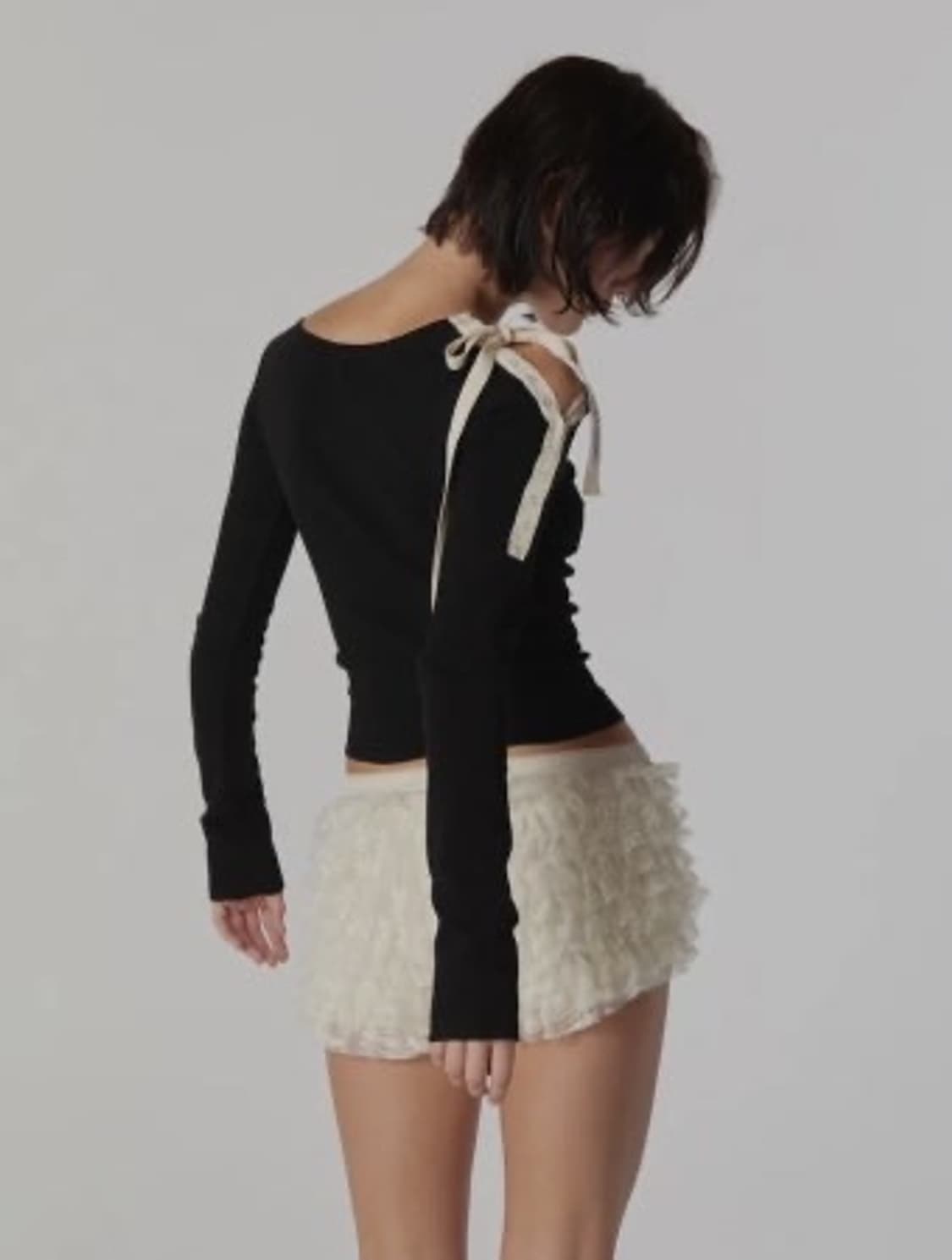 louisa long sleeve 루이사 롱 슬리브 (블랙 M) 상품이미지2