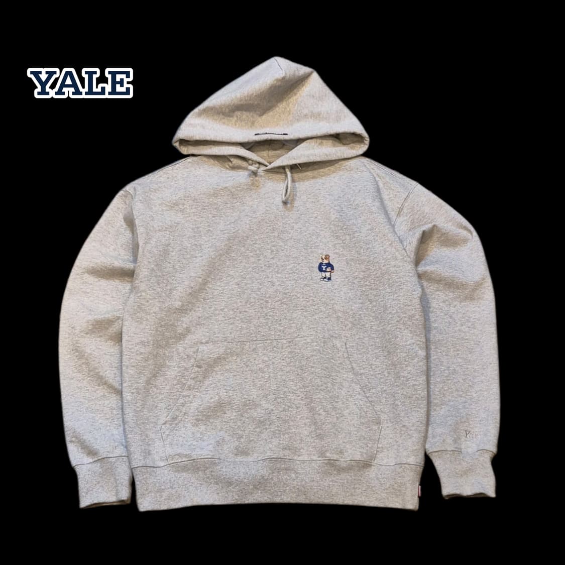 S. YALE 그레이 후드 상품이미지1