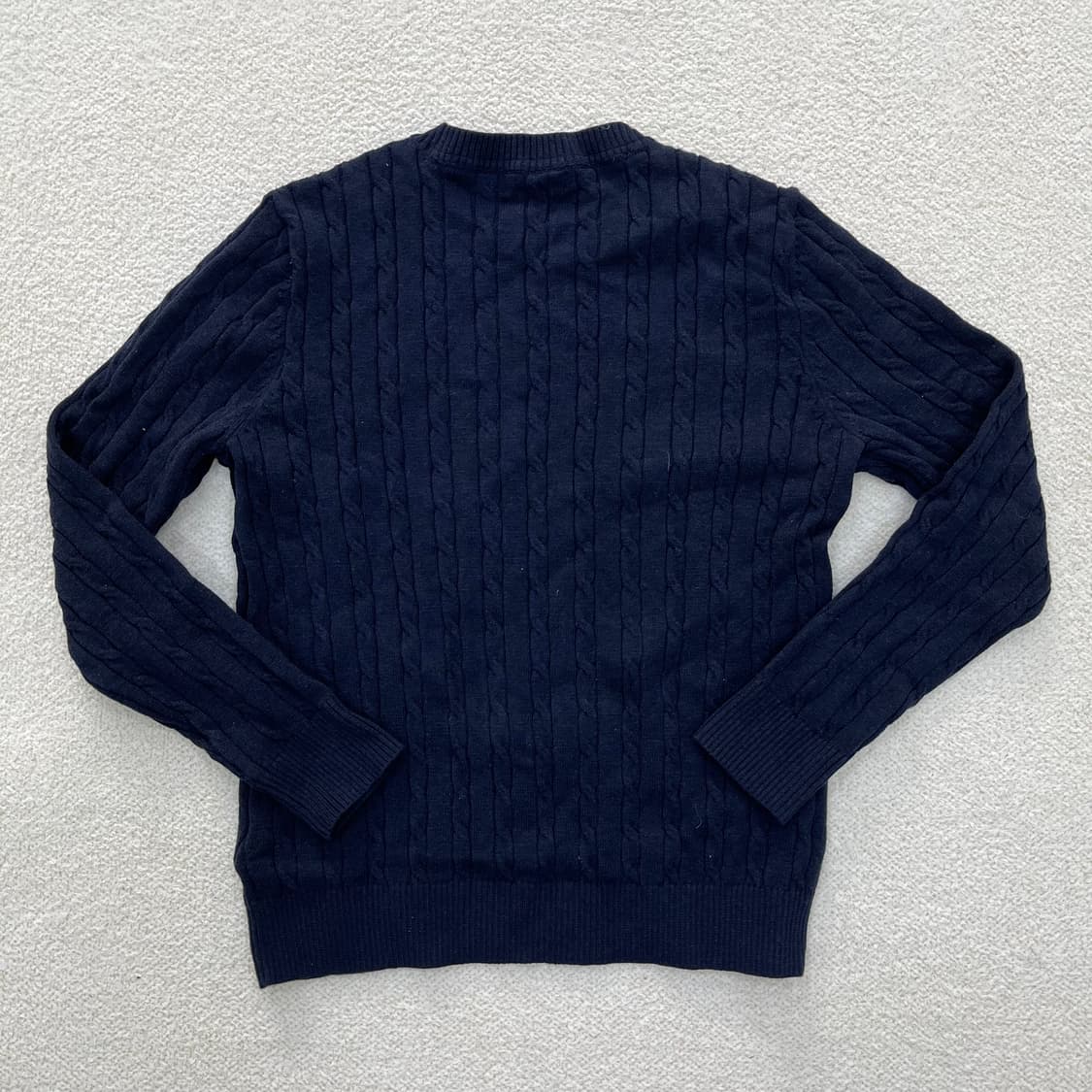 100 비버리힐즈 케이블 니트 스웨터 0312M1 상품이미지4