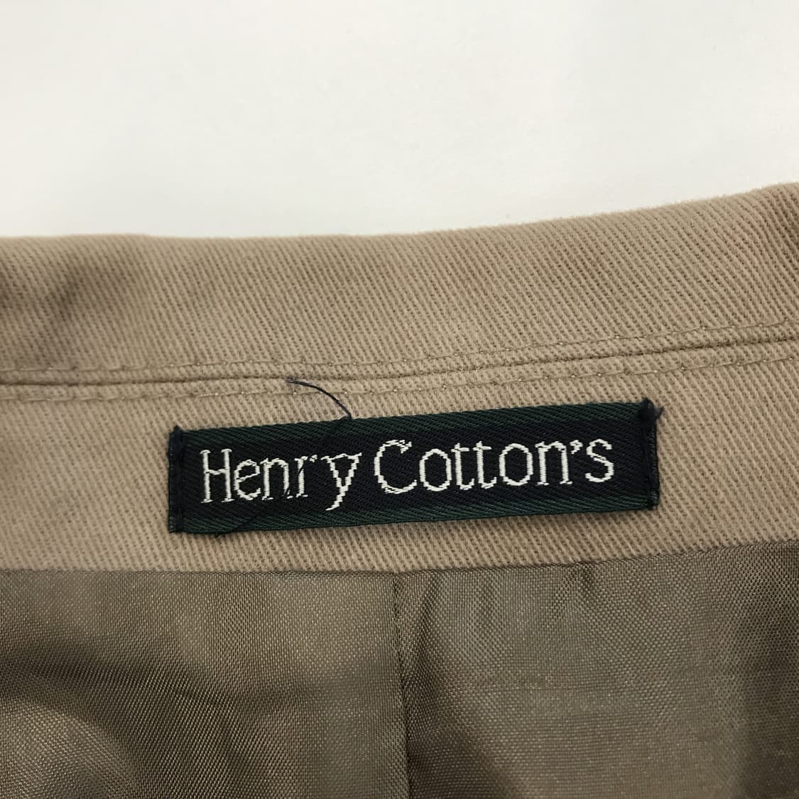 헨리코튼 코튼 블레이저자켓 베이지 [100] 상품이미지4