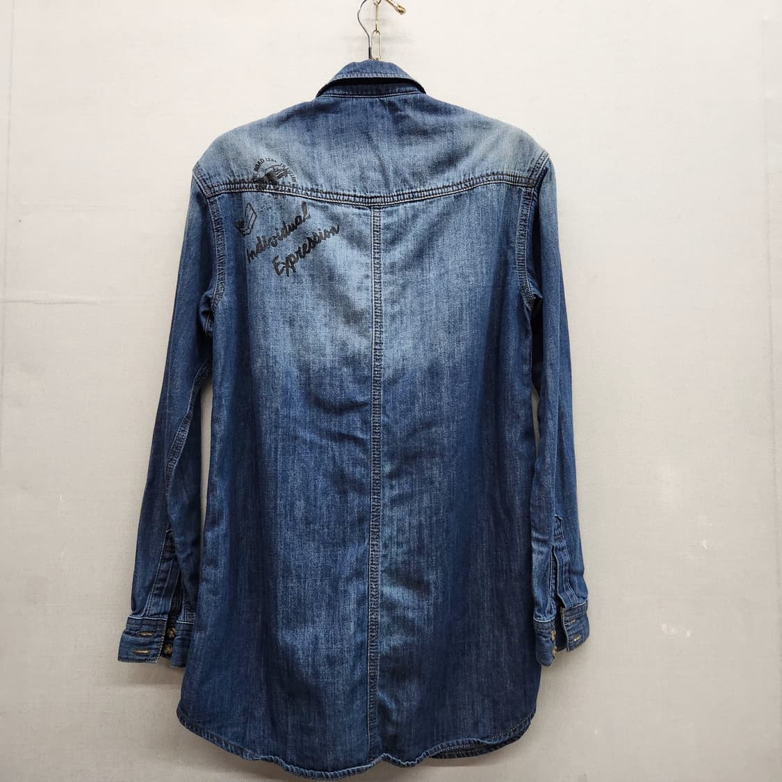 Jeep 지프 투포켓 로고 와펜 빈티지 워싱셔츠 S(S) 상품이미지4