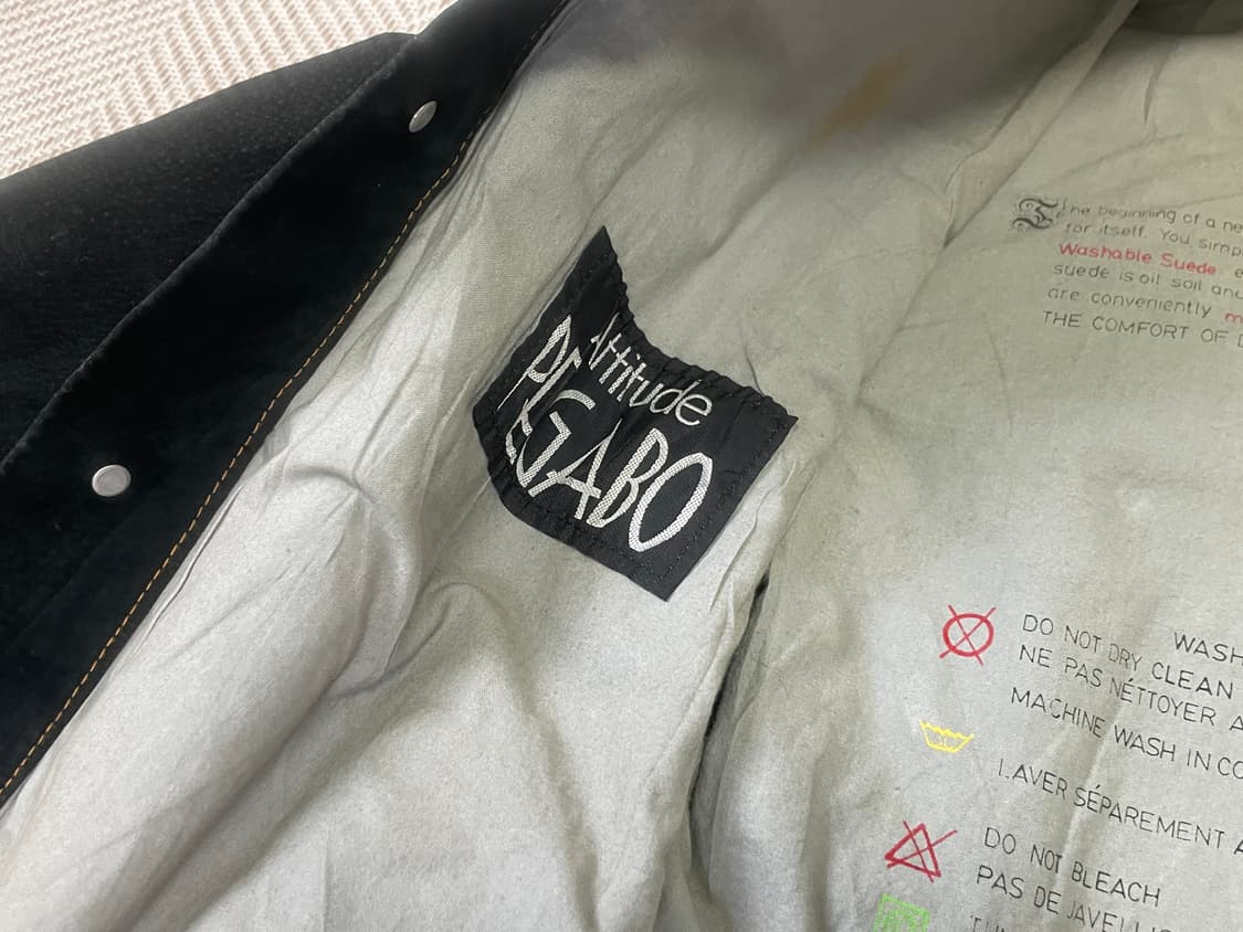 Pegabo 페가보 워셔블 스웨이드 트러커 재킷 J03404 상품이미지9