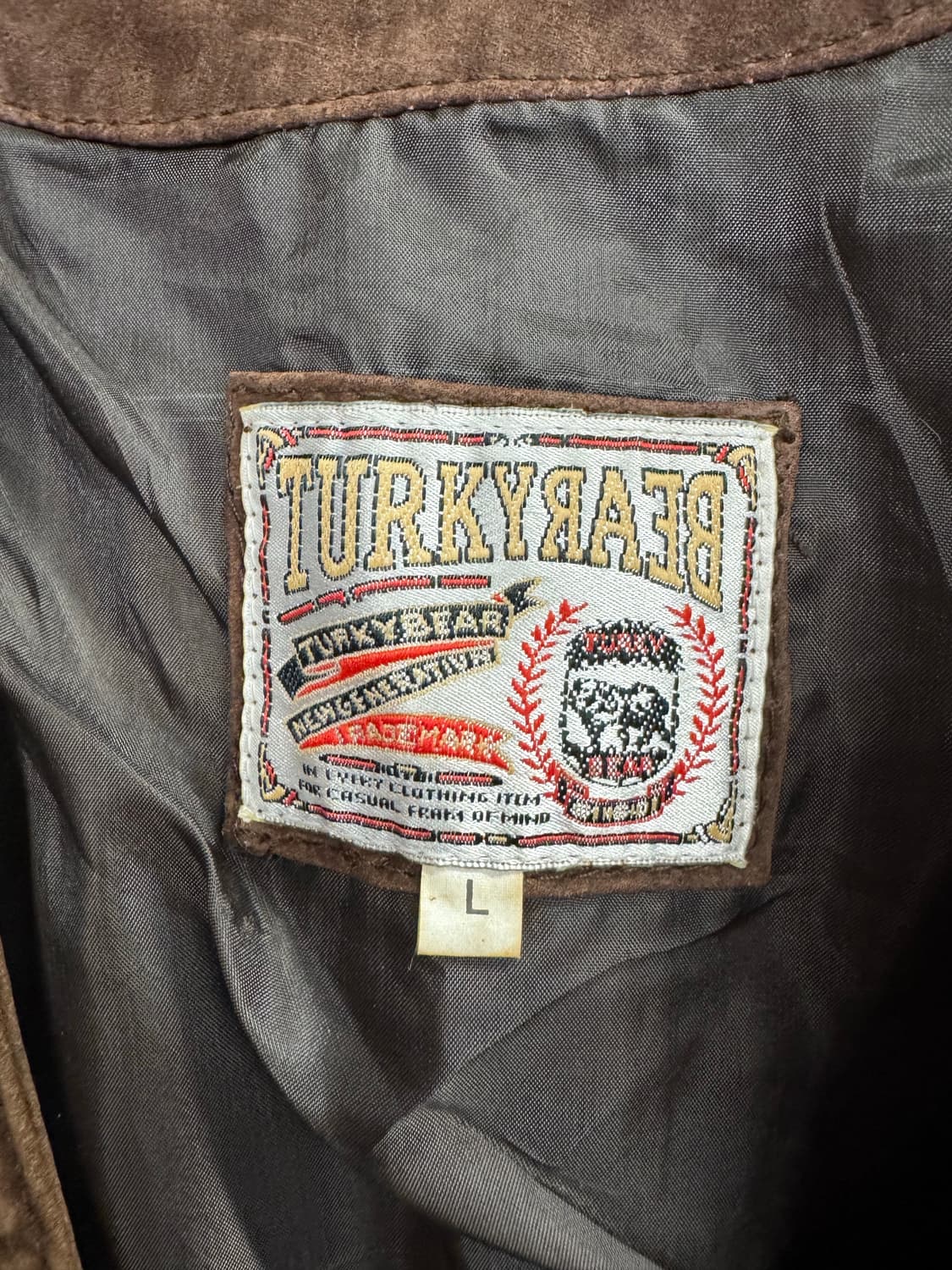 TURKY BEAR 빈티지 가죽 베스트 상품이미지3