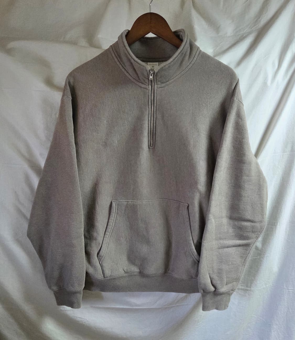 카키스 하프집 풀오버 세이지 3 상품이미지1