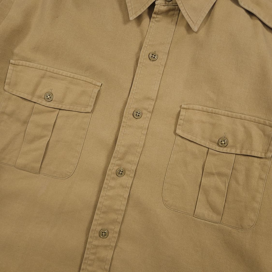 XL(105) 폴로랄프로렌 피셔코튼 셔츠 베이지 상품이미지3