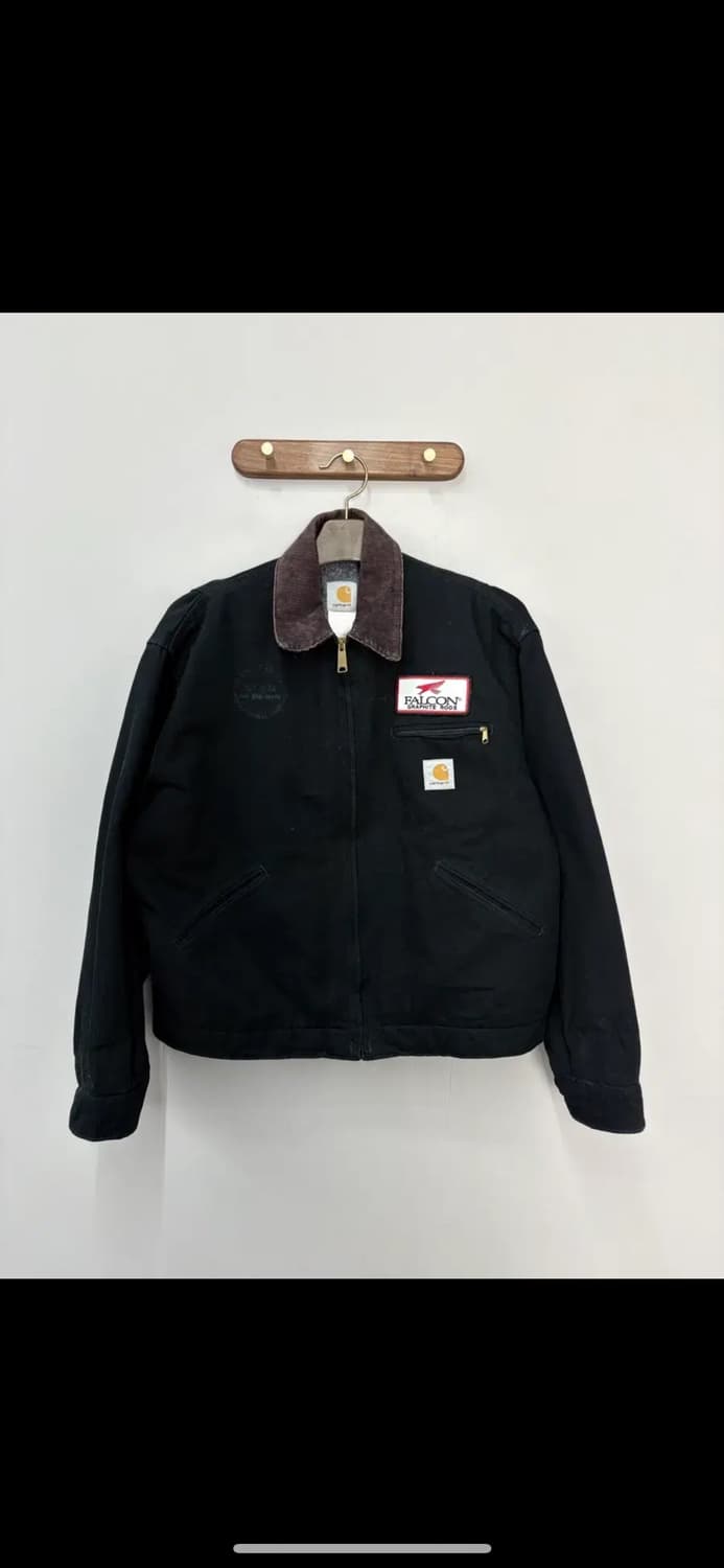 칼하트 j01 디트로이드 워크자켓 블랙 H2508 상품이미지2