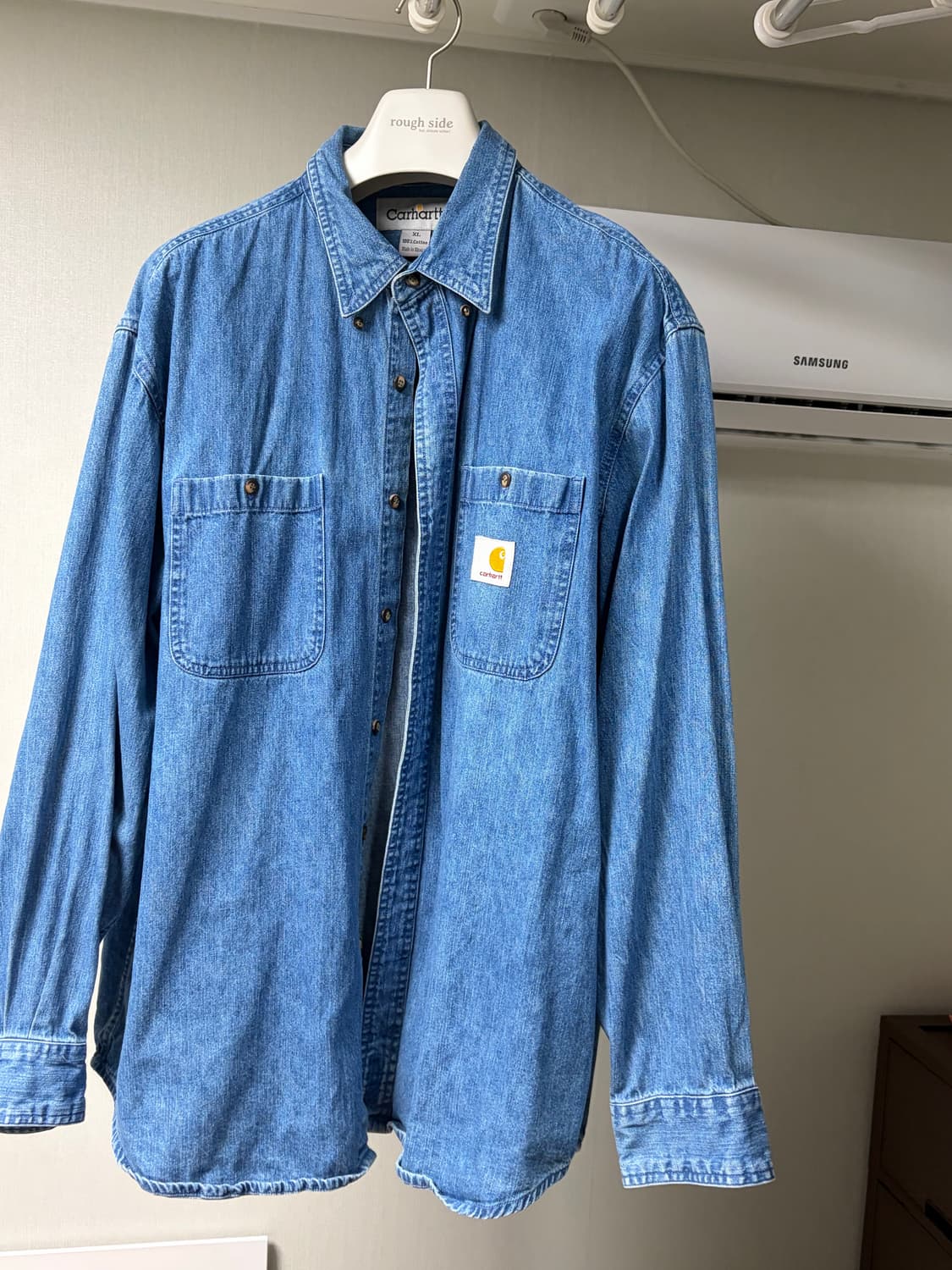 칼하트 빈티지 데님셔츠 XL 상품이미지1