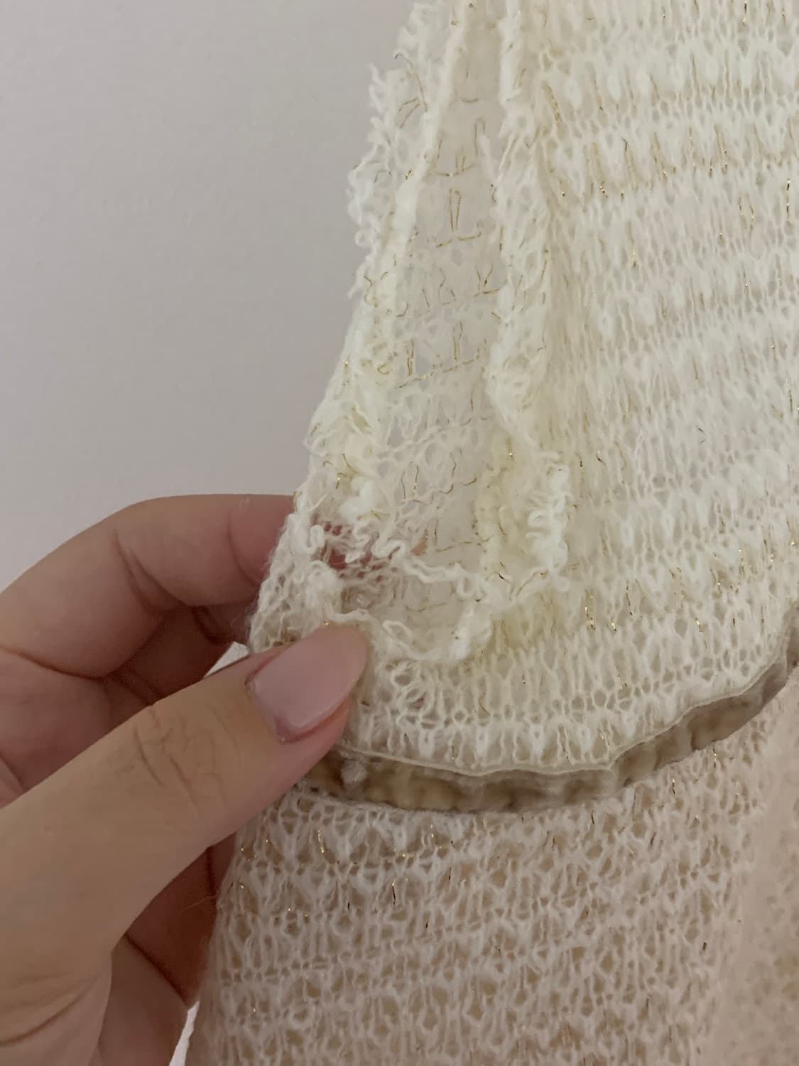 axes 빈티지 히피 페어리 크로쉐 가디건 나시 세트 (하자○ 저렴판매) 상품이미지6