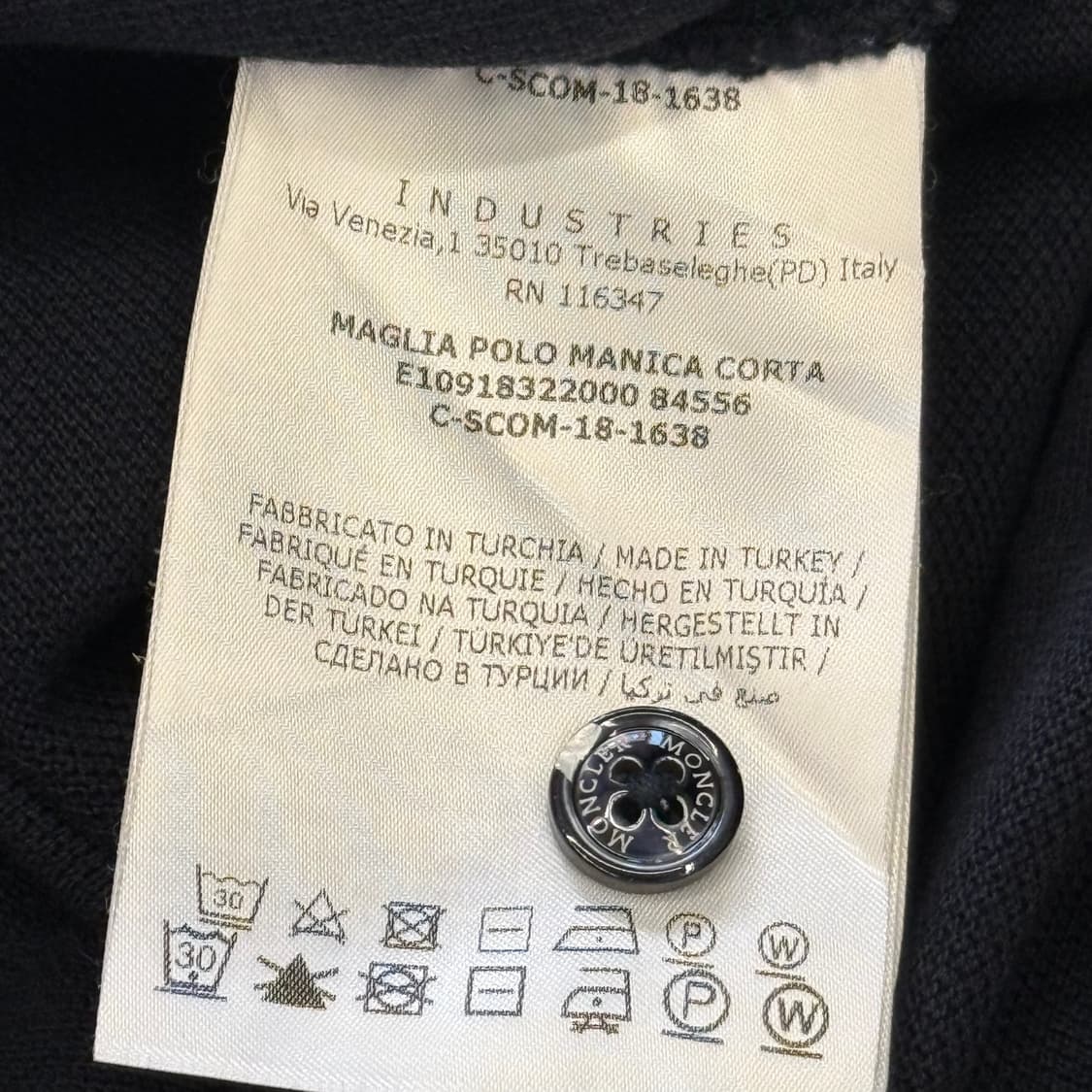 M 몽클레어 네이비 카라티셔츠 상품이미지5