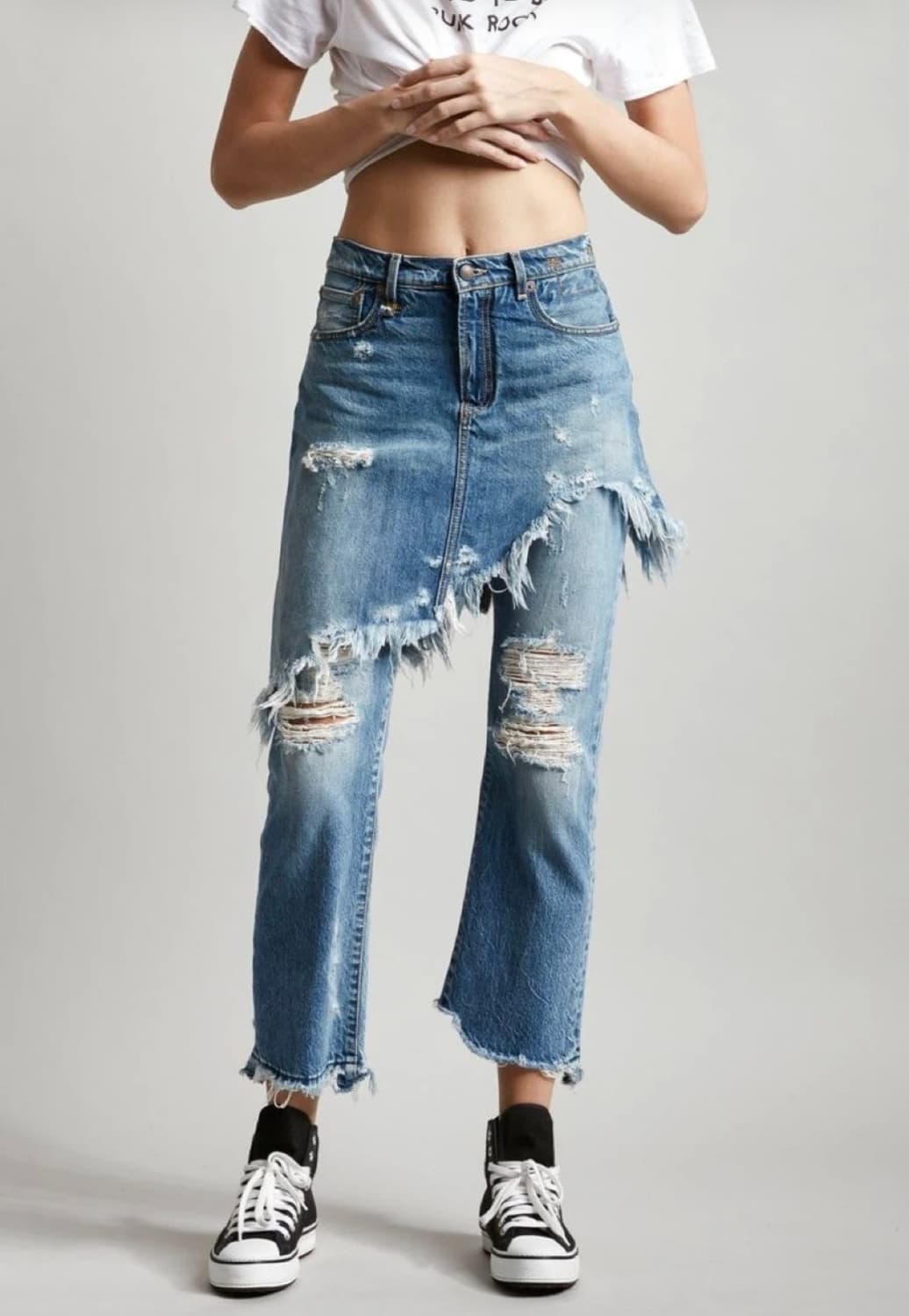 R13 레이어드 데님 팬츠 상품이미지2