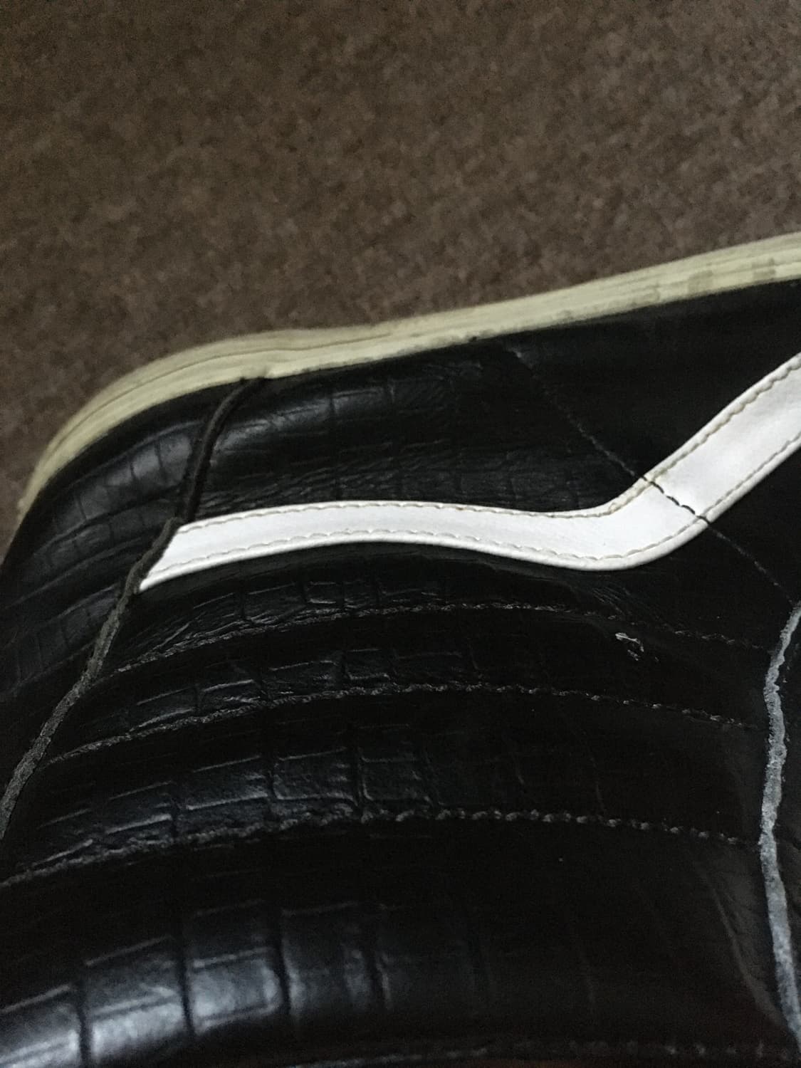 반스 레더 하이탑 상품이미지4