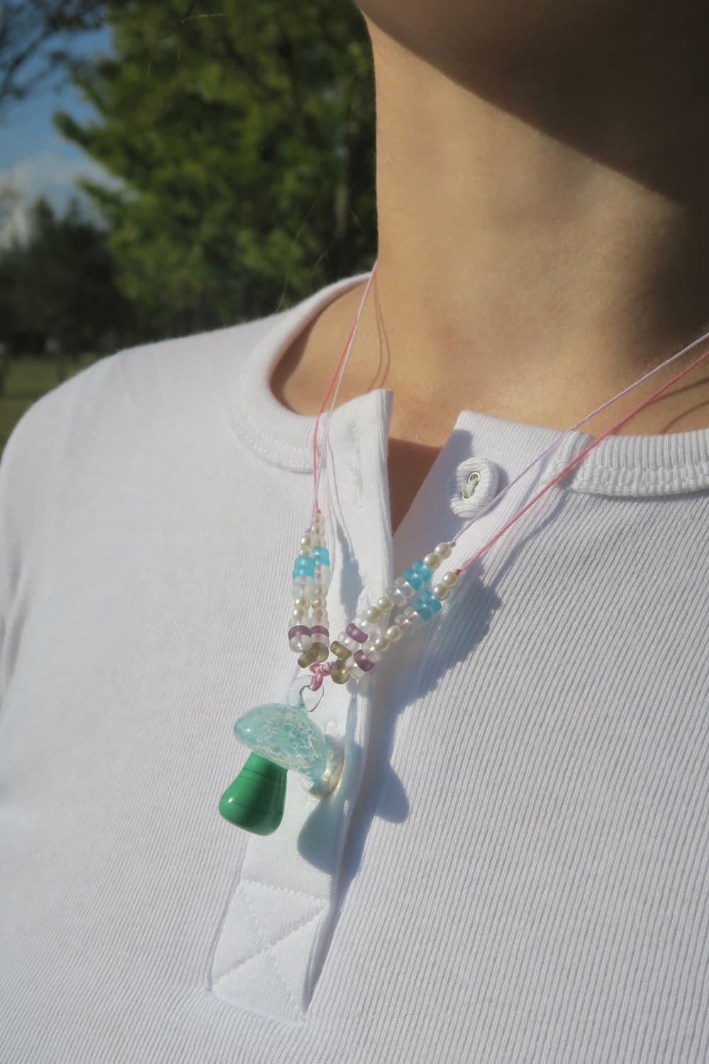 Mushroom days necklace🍄 상품이미지1