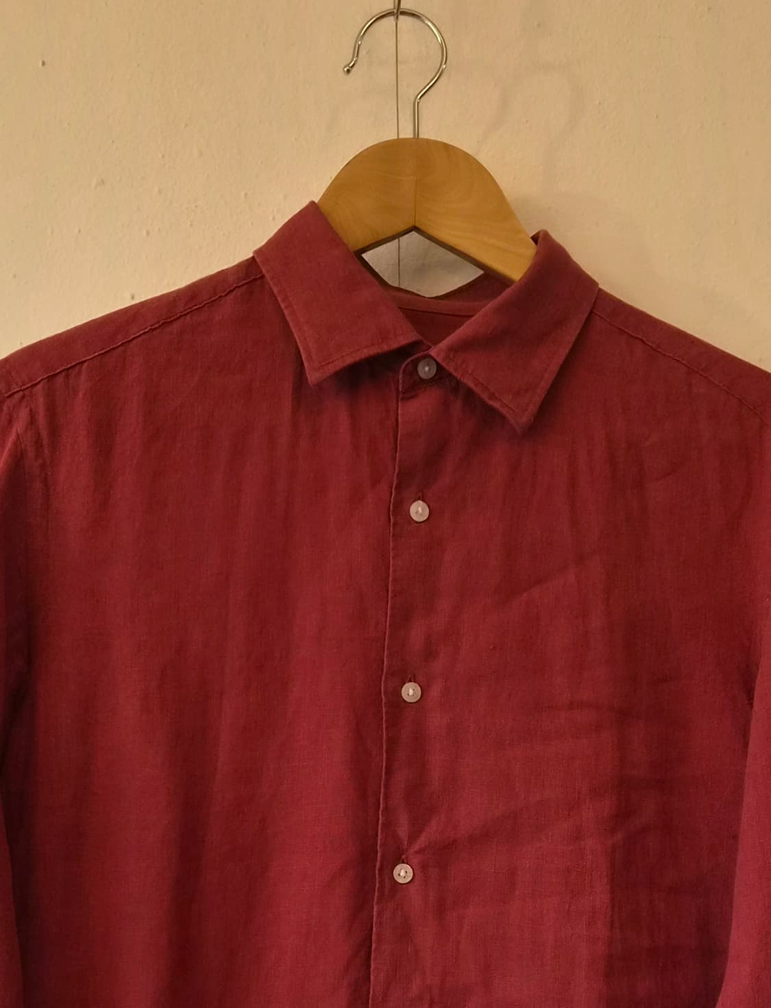 마시모뚜띠 남성 린넨긴팔셔츠 M사이즈 상품이미지1