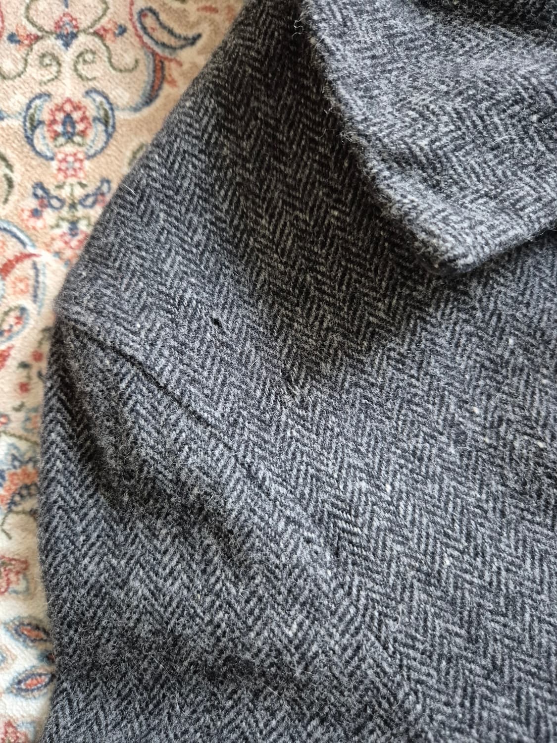 미국 제조 엔지니어드 가먼츠 헤링본 울 재킷 상품이미지4