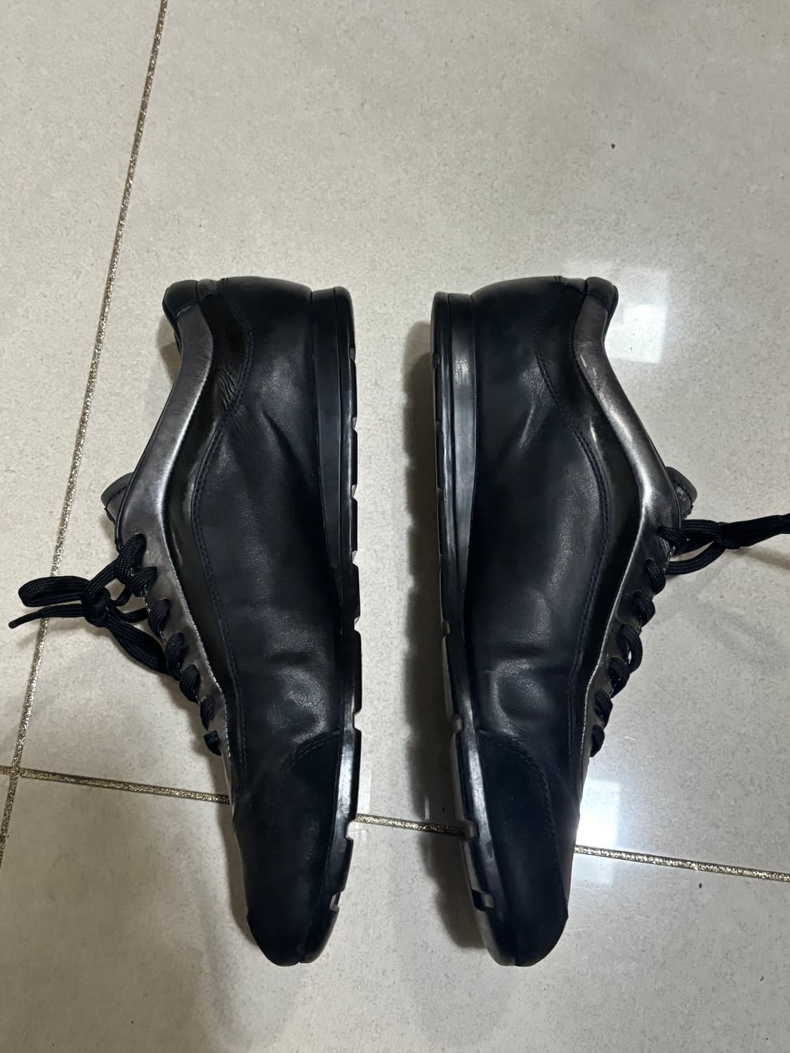 280) 프라다 스포츠 가죽 레더 스니커즈 신발 상품이미지6