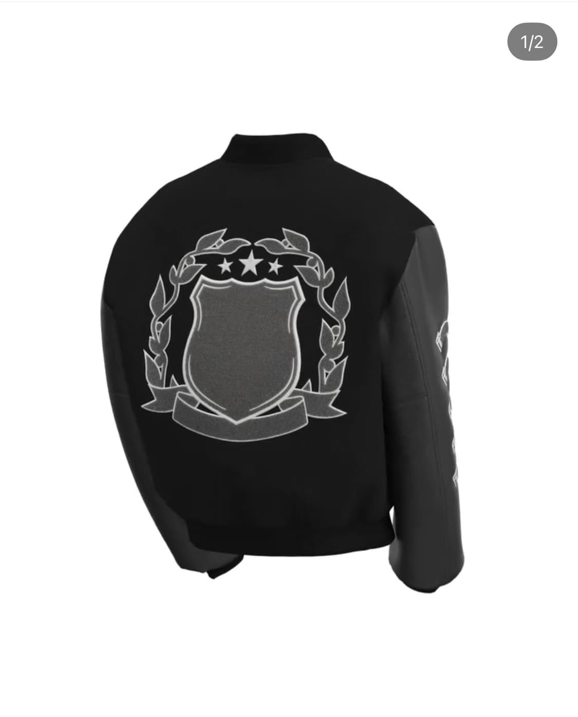 Blank emblem varcity jacket 상품이미지2