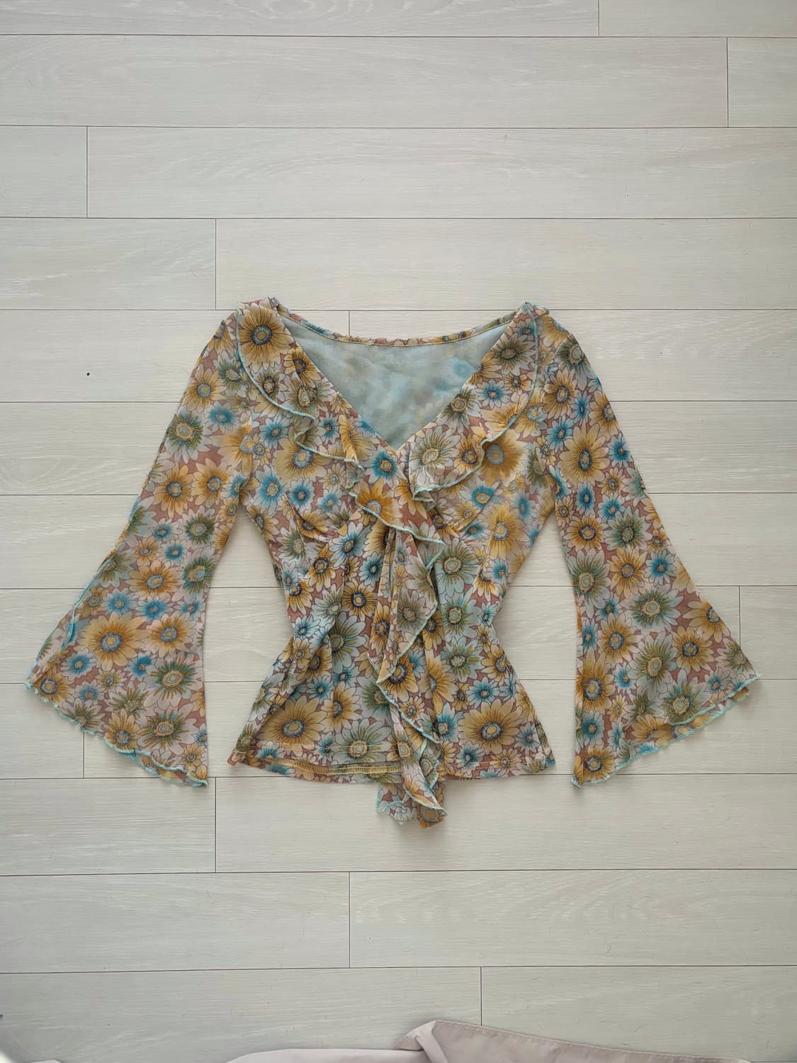 오리엔탈 글리터 블라우스 상품이미지2