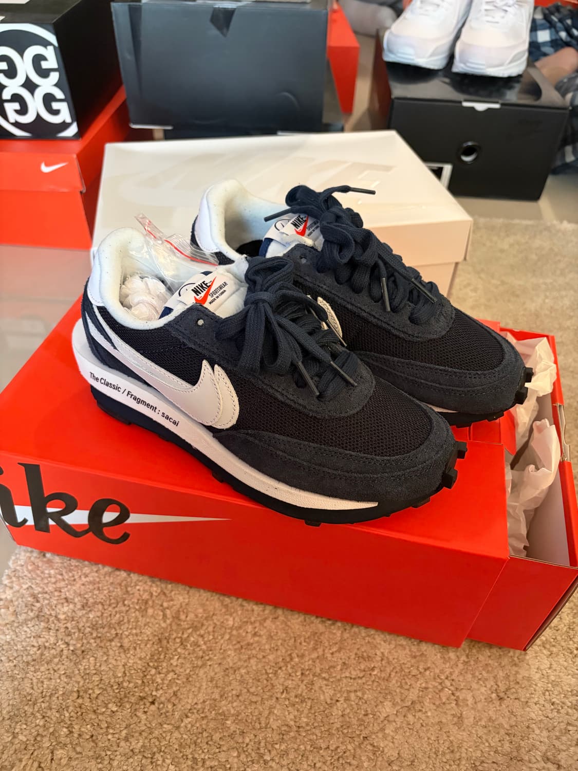 (택붙은 풀박스 새제품) 나이키 사카이 230사이즈 상품이미지1