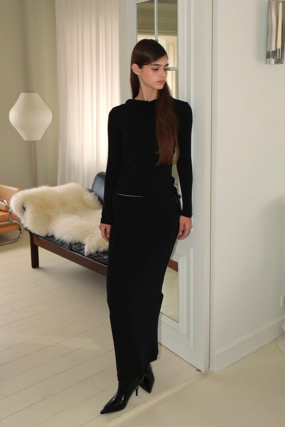 jijivisha touch long skirt 지지비샤 터치 롱 스커트 상품이미지4