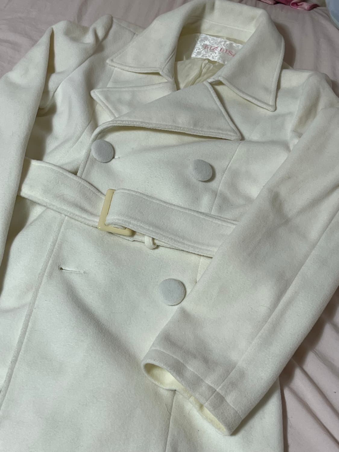 리즈리사 lizlisa 생크림 벨트 코트 상품이미지1