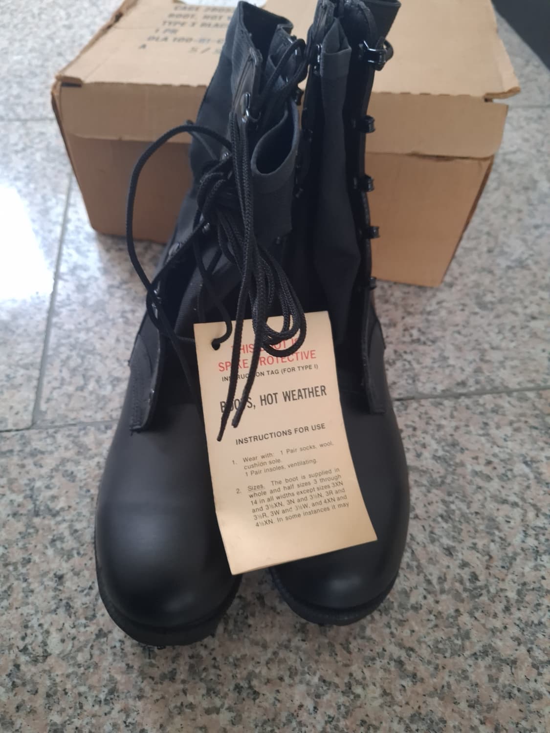 박스새제품 오리지날 90's 미군 지급용 파나마솔 정글 전투화 상품이미지4