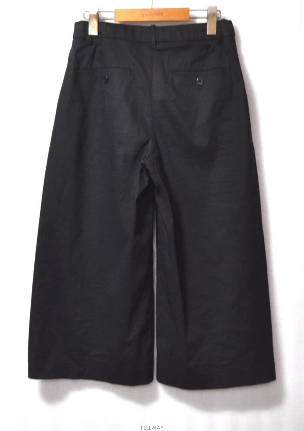 띠어리/여성8부린넨혼방와이드팬츠(허리24~25) 상품이미지2