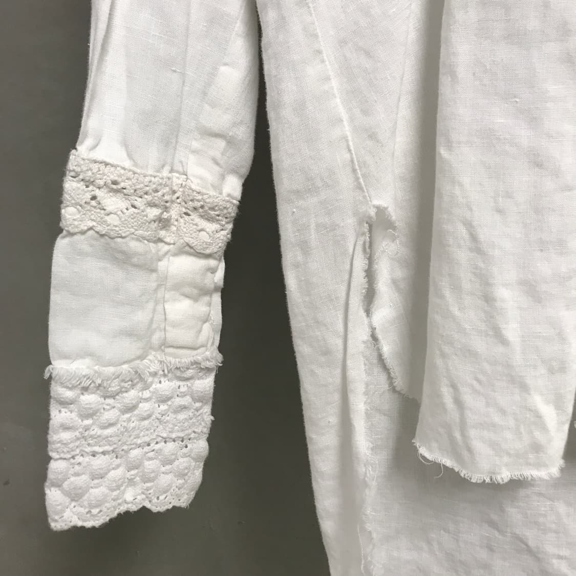 그렉로렌 린넨 셔츠 화이트 1(W) 상품이미지4