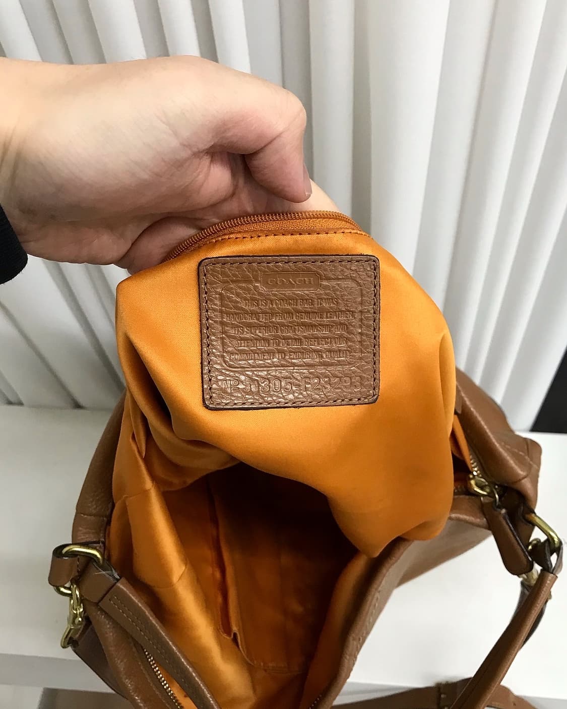 코치 레더 투웨이백 가방 상품이미지8