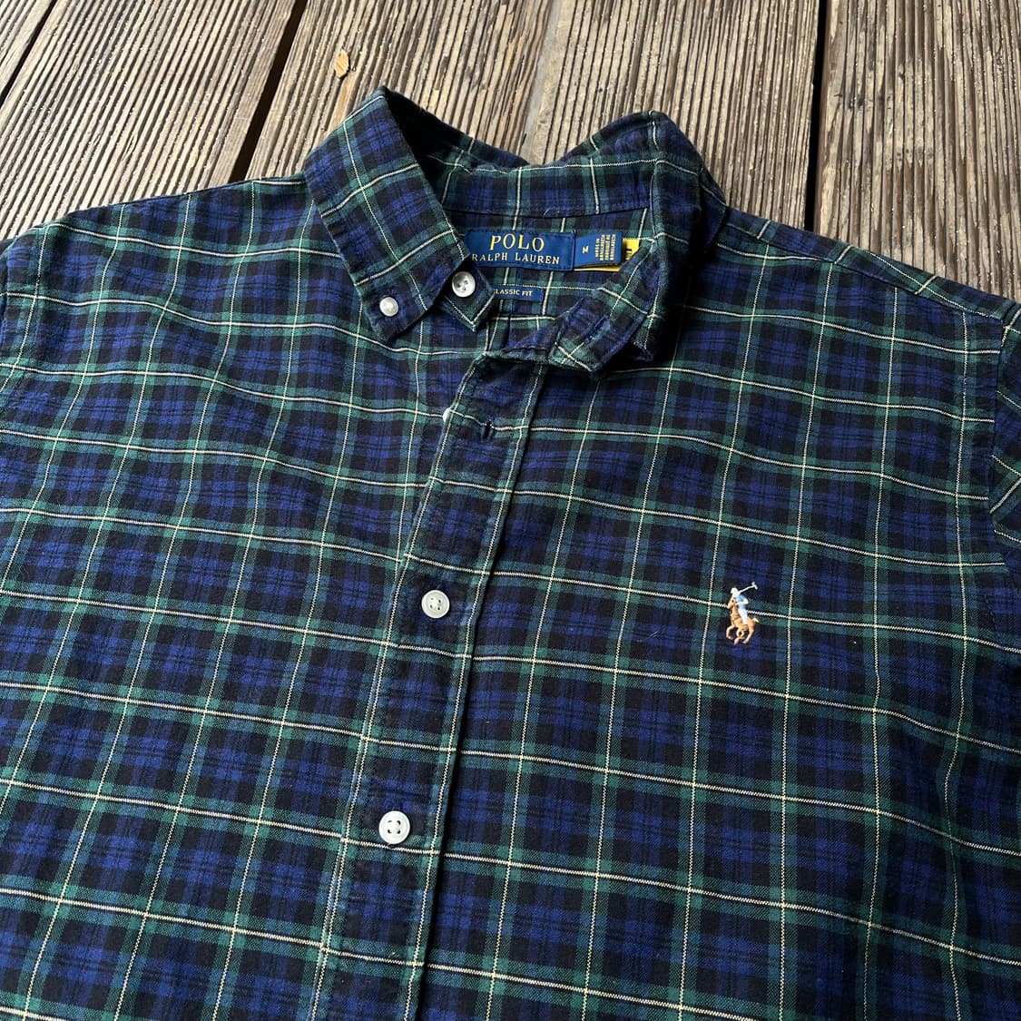 폴로 신형 qr택 체크셔츠 상품이미지2